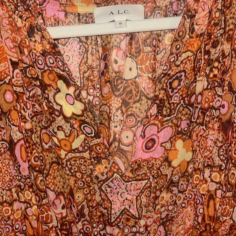 A.L.C. Carly Smocked mini dress